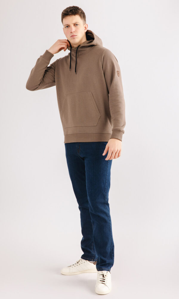 Alternative view of Full Face Hoodie "Storm" Brown