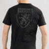 T-shirt "Back Print" Schwarz