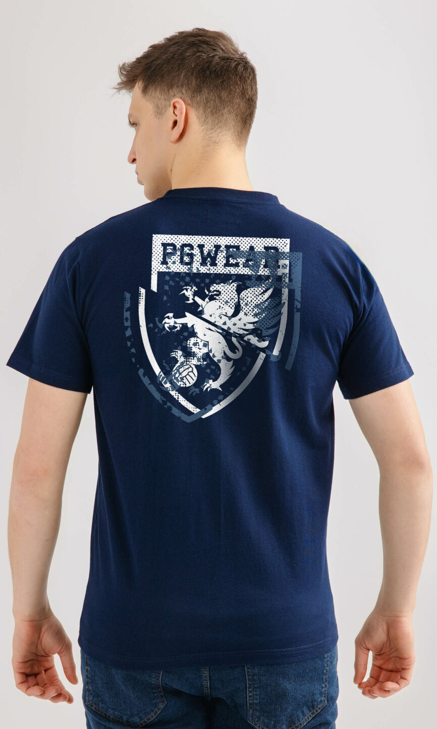 T-shirt "Back Print" Navy