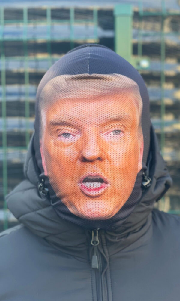 Alternative view of Balaclava Mesh "Donald"