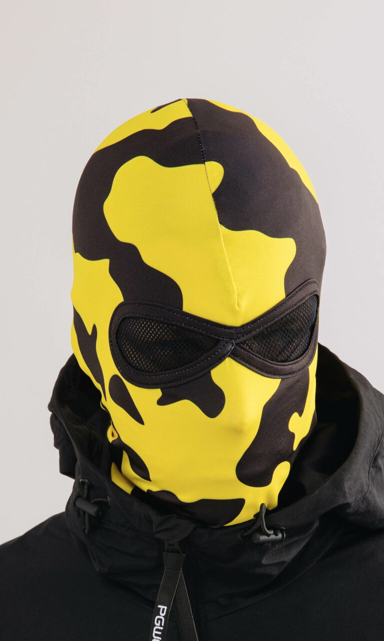Balaclava "Camouflage" Black/Yellow