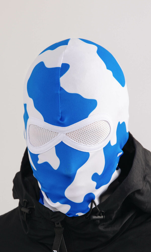 Alternative view of Balaclava "Camouflage" Blue/White