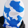 Sturmhaube "Camouflage" Blau/Weiß