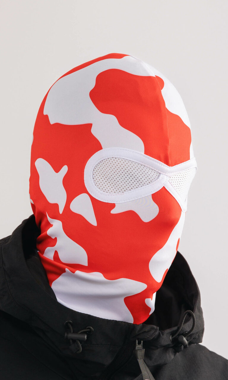 Balaclava "Camouflage" Red/White