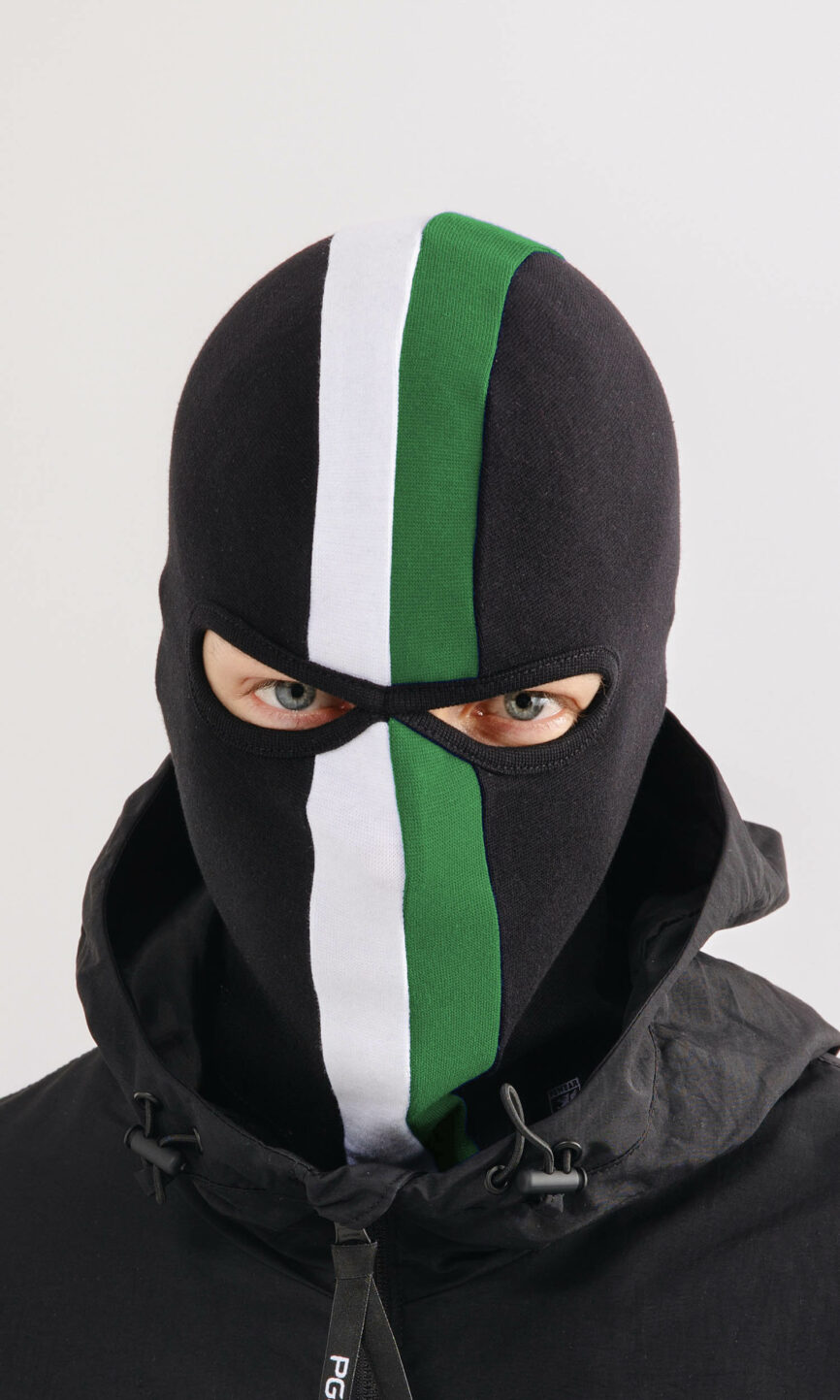 Balaclava "Conflict" Green/White