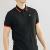 Polo "David" Black/Red