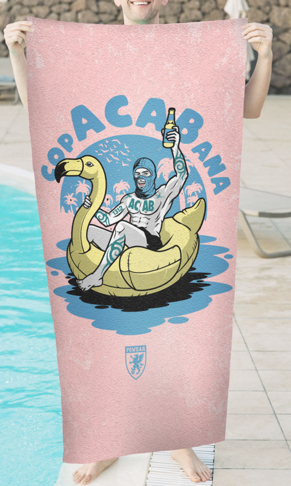 Alternative view of Ręcznik "Flamingo" Różowy