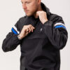 Jacke "Expedition" Schwarz Weiß/Blau