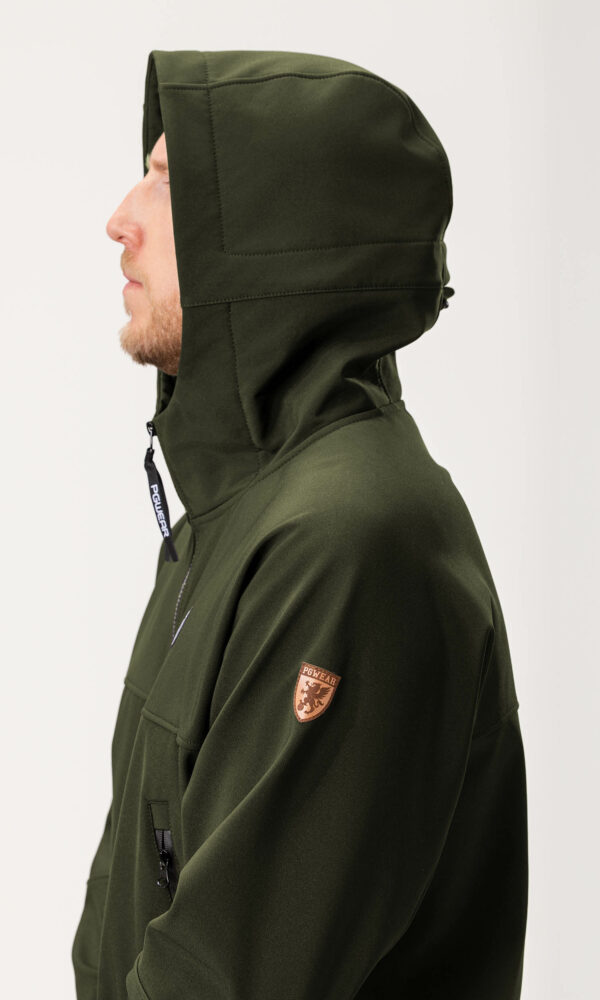 Alternative view of Full Face Softshelljacke "Struggle" Olive