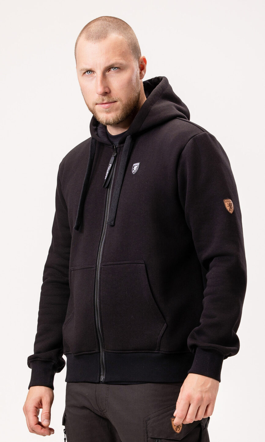 Packable Zip Hoodie "Soody" Black
