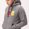 Full Face Hoodie "Applique" Grey