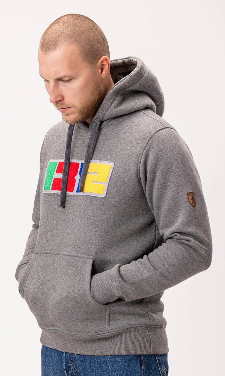 Bluza z kominiarką "Applique" Grey