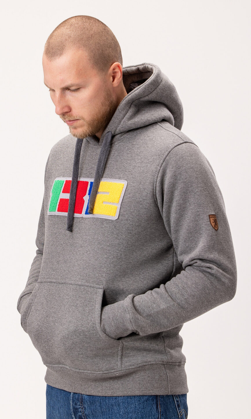 Full Face Kapuzenpullover "Applique" Grau