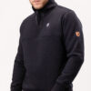 1/4 Zipper "Teddy" Schwarz