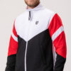 Track Top „Messina“ Weiß Schwarz/Rot
