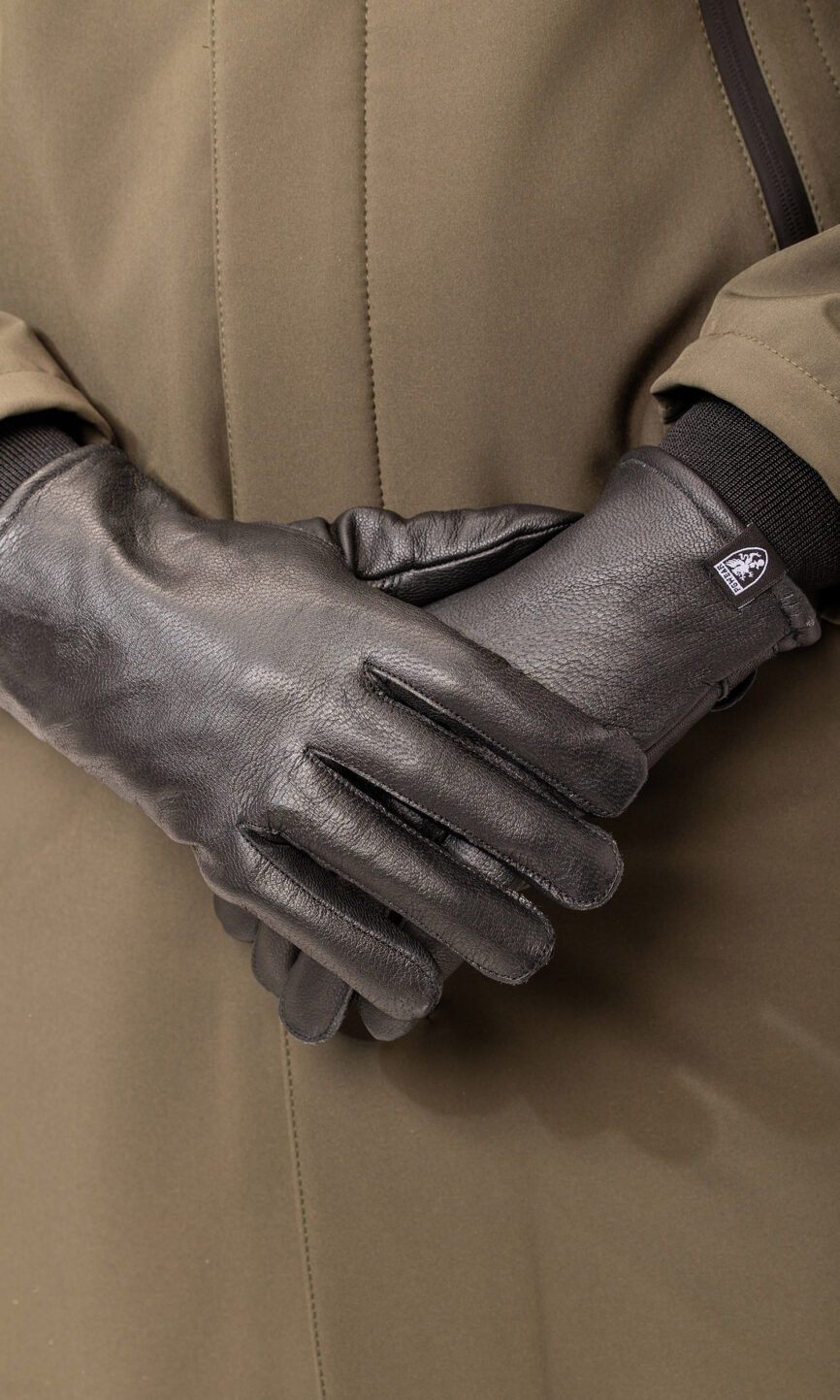 Leather Gloves "Jaan" Black