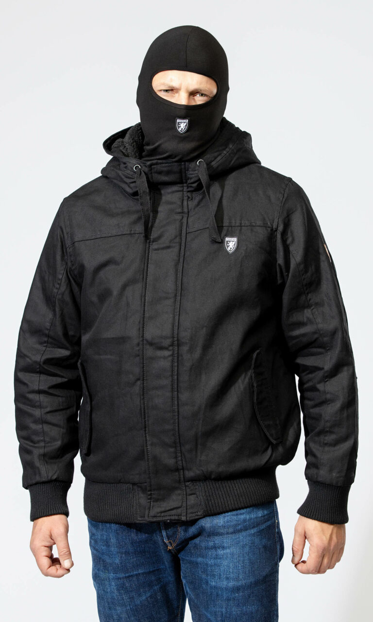 Kurtka zimowa z kominiarką "Blend" Black