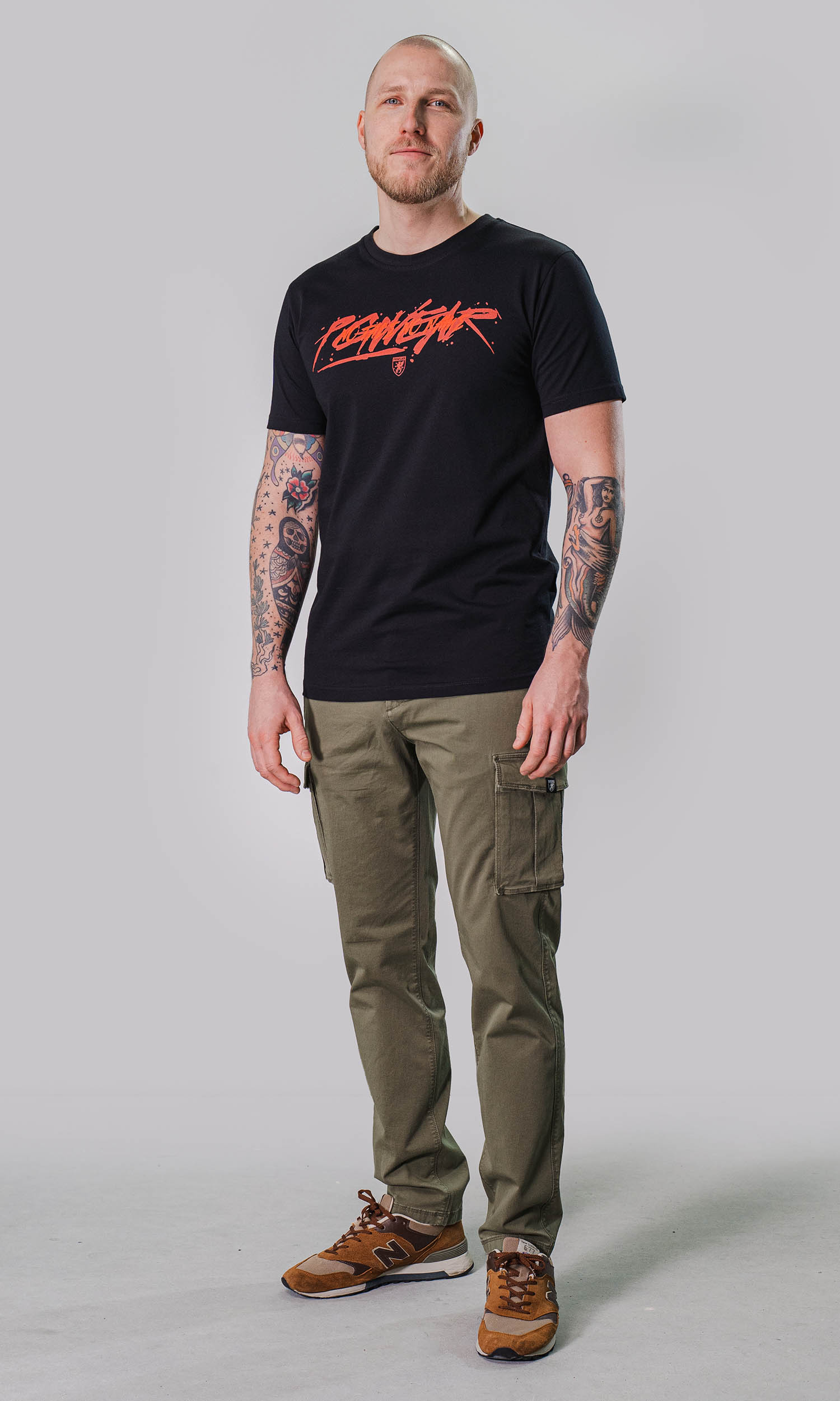 Spodnie Cargo "Flank" Olive - obrazek 4