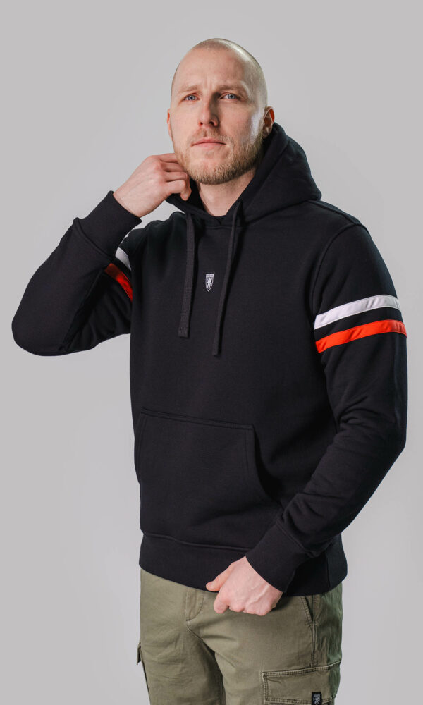 Hoodie "Our Ground" Red/White