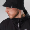 Dwustronna Czapka Rybaczka "Jeremy" Black