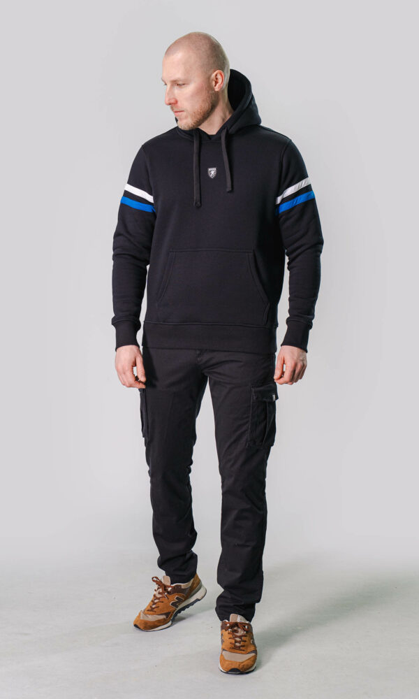 Alternative view of Hoodie "Our Ground" Blue/White