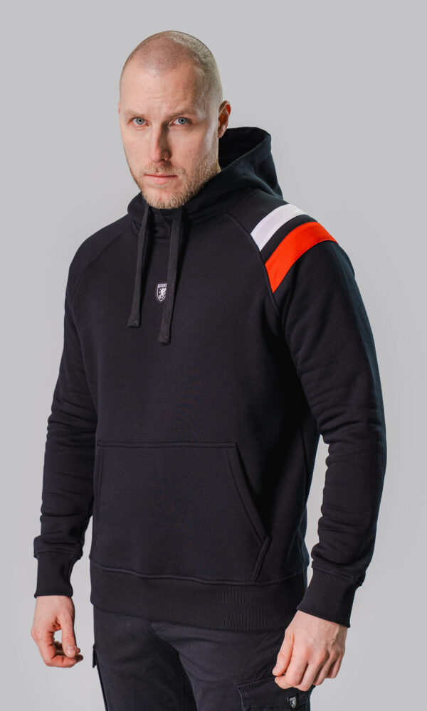 Full Face Hoodie "Terrace Soul" Red/White