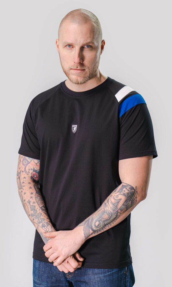 T-shirt "True Colours" Blue/White