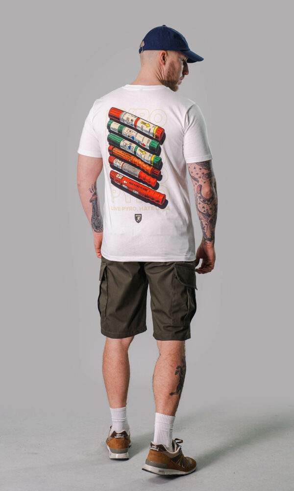 Alternative view of T-shirt "Love Pyro" White