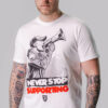 T-shirt "Never Stop" White