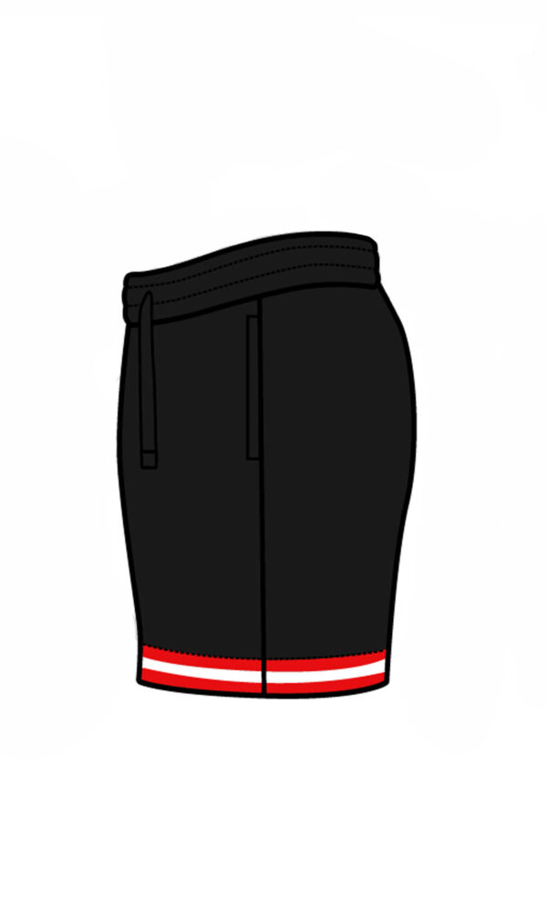 Alternative view of Shorts "Eagles" Black Red/White
