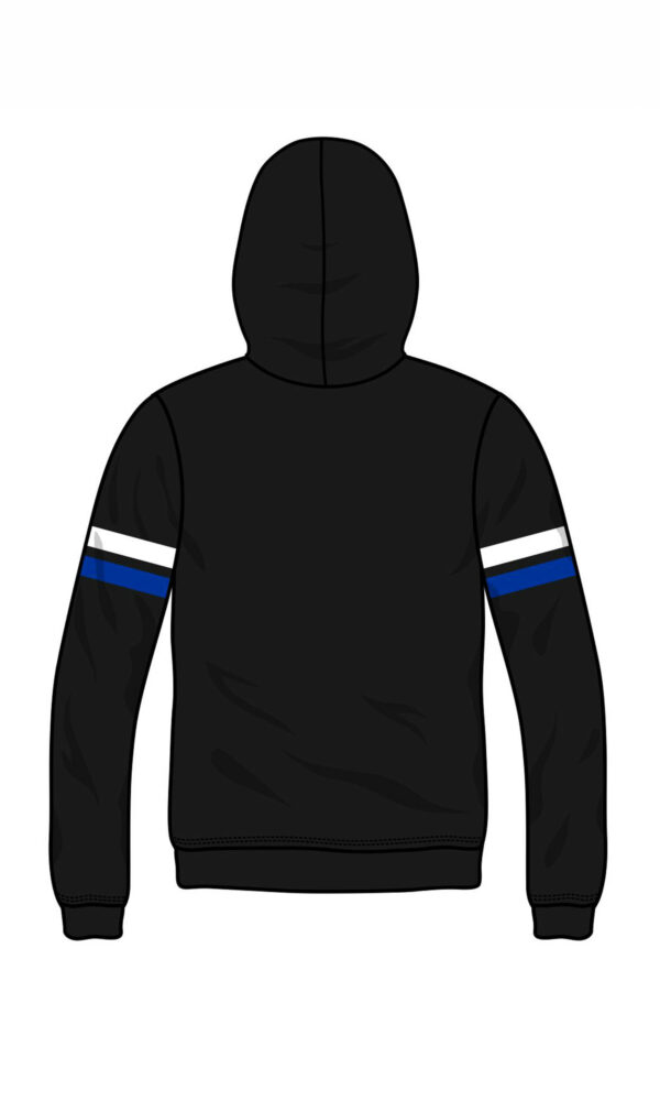 Alternative view of Hoodie "Our Ground" Blue/White