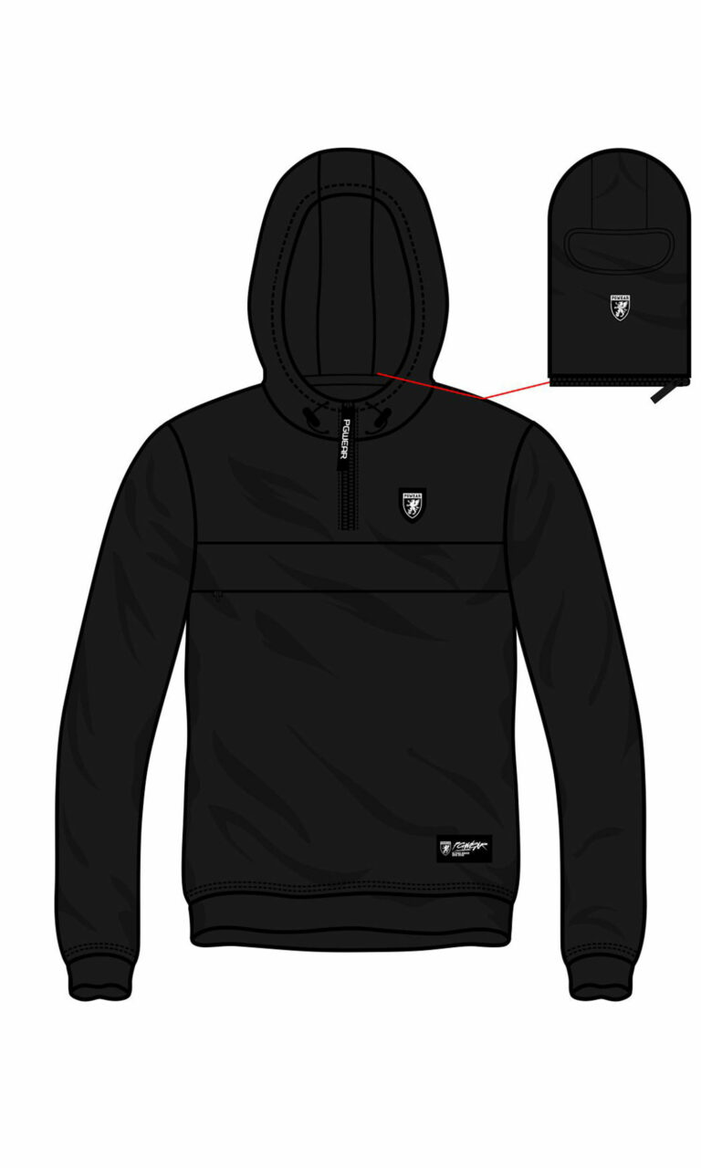 Hoodie "Ground Zero" Black