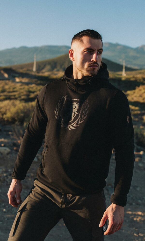 Alternative view of Full Face Hoodie "Champ" Black