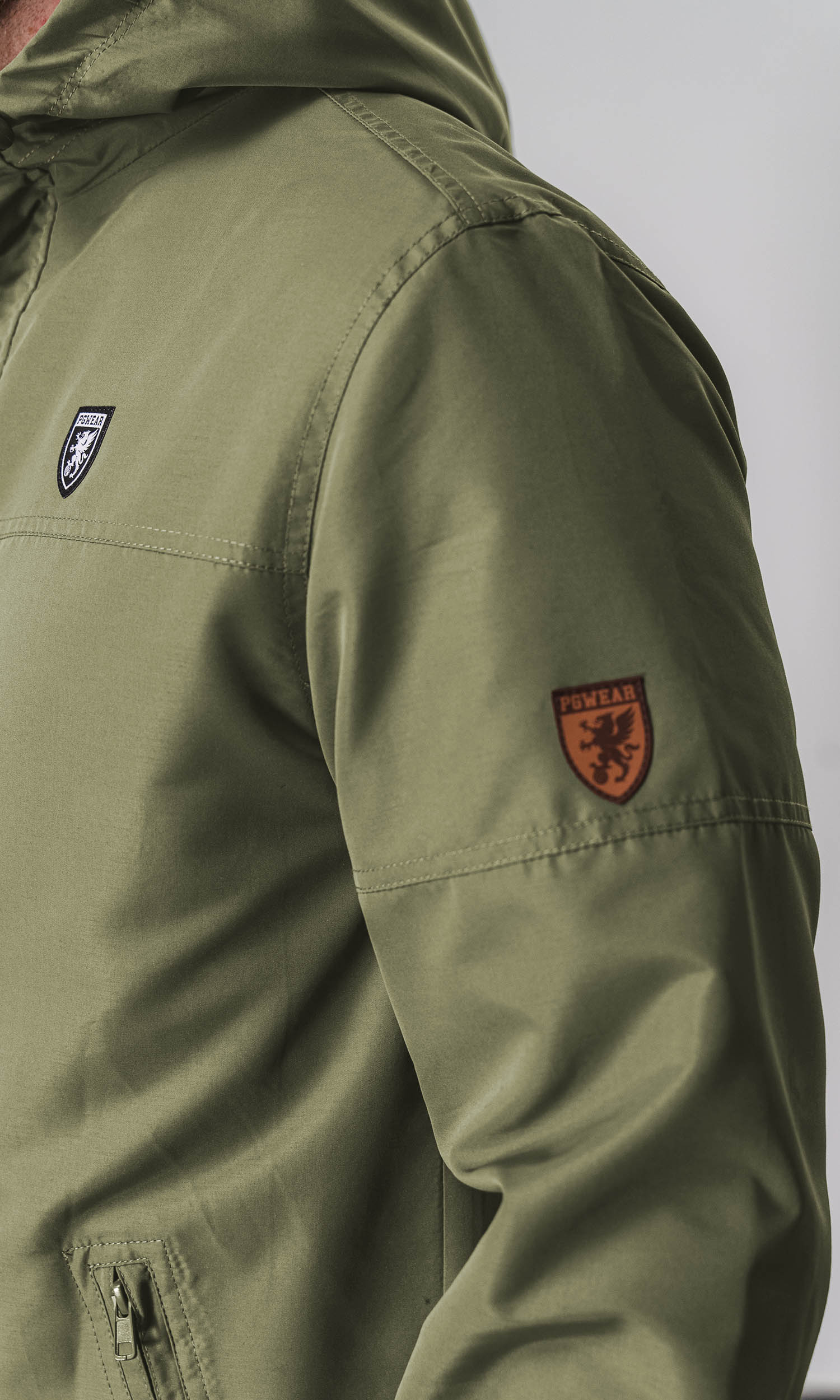 Full Face Jacke "Legion" Olive – Bild 3