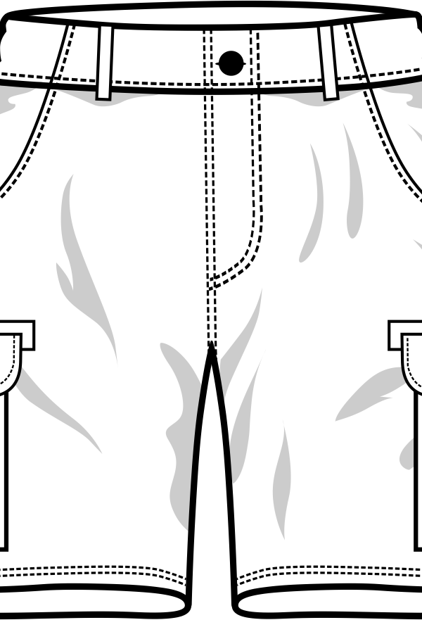 SAMPLE Spodenki cargo