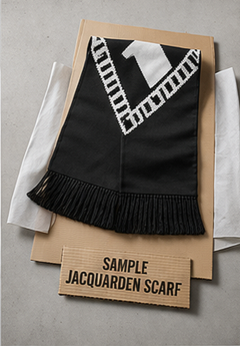 SAMPLE Jacquard scarf