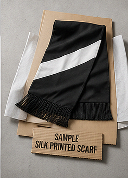 SAMPLE Silk printed scarf