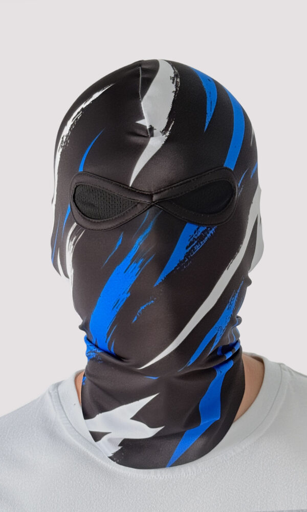 Balaclava „Vendetta” White/Blue